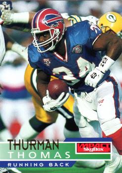 Thurman Thomas Buffalo Bills 1995 SkyBox Impact NFL #13